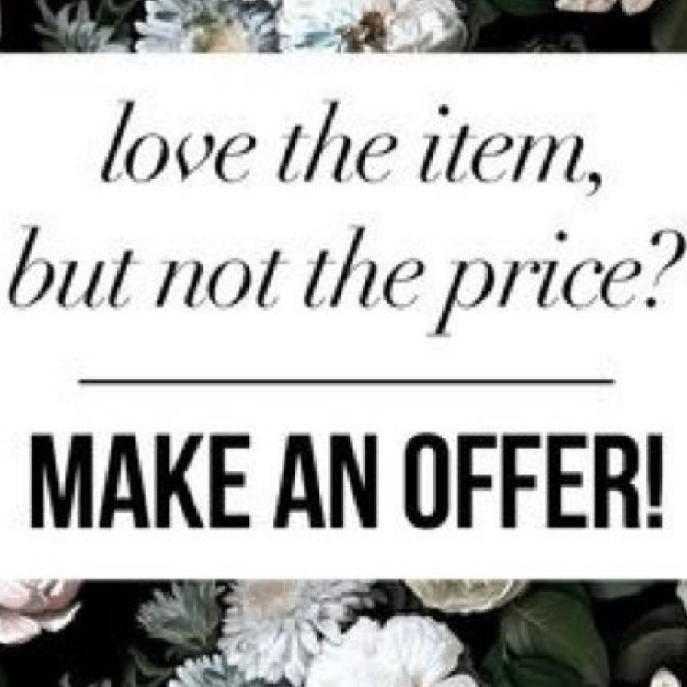 Love the item, but not the price? Make an offer!